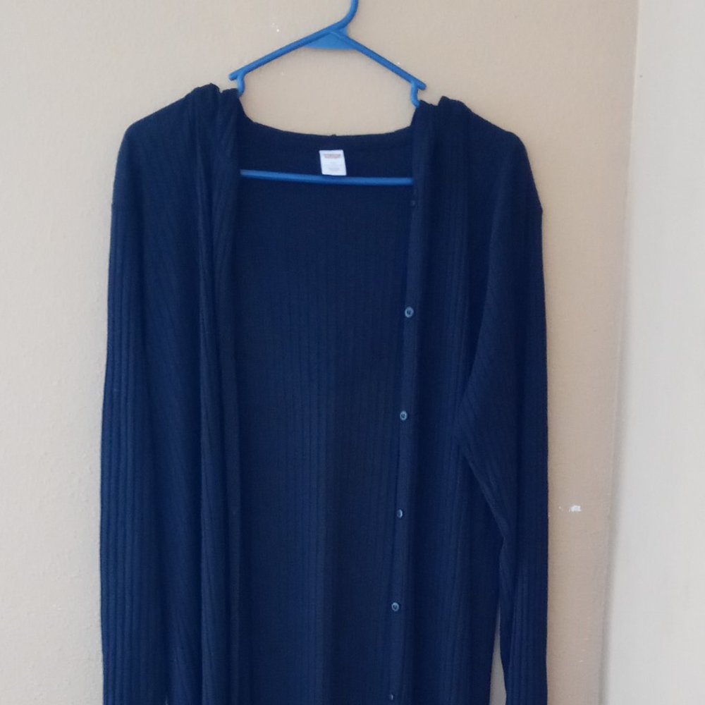 Womens Black Cardigan Sweater